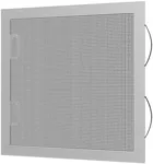 Custom Window Screen Replacement - Fully Assembled Double Hung Full Screen. The DH8 Utilizes Two Leaf Springs to Help Secure the Screen in Your Window and a Pull Rail for Easy Installation and Removal