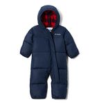 Columbia Unisex Kids Snuggly Bunny Bunting, Snowsuit Romper, Collegiate Navy, Size 18/24