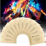 Navaris Mystical Fire Packets - Fire Pit Colour Changing Flames Powder Sachets - Rainbow Fire Magic Fire Changer Dust for Bonfire Night - Firepit Accessories - 12-Pack 20g (0.7oz)