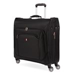 SwissGear 7895 Premium Rolling Garment Bag, Black, Carry-On Spinner Edition, 7895 Premium Rolling Garment Bag