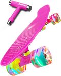 Skateboard for Kids Ages 6-12 - 22 Inch Kids Skateboard for Girl Boy Skate Board for Kids 8-12 - Mini Skateboards for Kids Mini Cruiser Skateboards for Kids 4-6 - Girl Skateboard for Kids Beginners