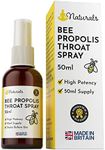Propolis Throat Spray - 50ml Natural Immune Supporting Vegetarian Bee Propolis to Soothe Irritation and Sore Throats - UK Manufactured