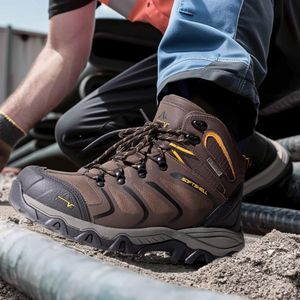 NORTIV 8 Waterproof Hiking Boots – Men’s Outdoor Trail Shoes, Size 11