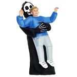 Morph Kids Grim Reaper Pick Me Up Kids Inflatable Costume, Great Illusion Fancy Dress Outfit fits most Children up to 5ft One Size