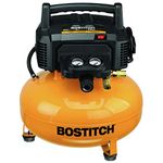 BOSTITCH Pancake Air Compressor, Oil-Free, 6 Gallon, 150 PSI (BTFP02012)