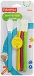 Fisher-Price Learn-to-Hold Spoons - Educational Toy for Toddlers - Pack of 4