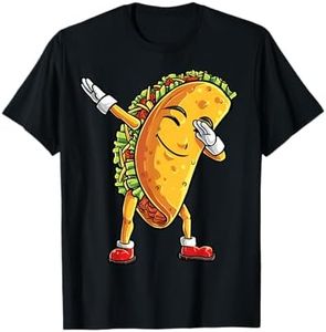 Dabbing Taco Cinco de Mayo Funny Boys Men Mexican Food Dab T-Shirt