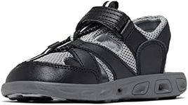Columbia Toddler Unisex Techsun Wave, Black/Steam, 6