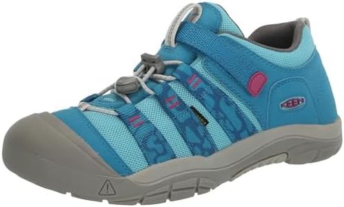 KEEN Kids Newport H2SHO Casual Breathable Comfortable Sneakers, Fjord Blue/Festival Fuchsia, 7 US Unisex Toddler