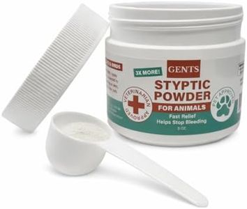 G.B.S 5 oz Styptic Powder for Animals Dogs with Sealed Top + Scoop, Cats & Birds Cutting Nails - Stop Bleeding Styptic Clotting Blood Powder – Easy to Apply