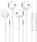 2 Pack-Apple Earbuds with 3.5mm Plu