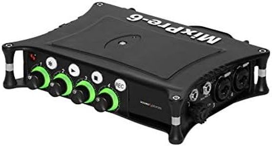 Sound Devices MixPre-6 II Portable 32-Bit Float Multichannel Audio Recorder/Mixer, and USB Audio Interface