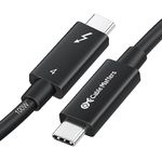 Cable Matters [Intel Certified] 40Gbps Active Thunderbolt 4 Cable 6.6 ft with 100W Charging and 8K Video - Fully Compatible with USB C/USB-C, USB 4 / USB4, and Thunderbolt 3