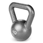 Marcy Hammertone Kettlebells, Ideal Workout Weights For Home Gym, Cast Iron, Black, 10lbs HKB-010