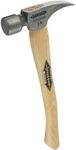 Stiletto Ti14MC-16 Titanium 14-Ounce Milled Face Hammer with a Curved 16" Hickory Handle, Silver