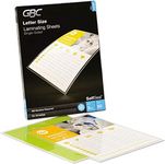 GBC Laminating Sheets, Self Adhesive Pouches, Letter Size, Glossy, 3 Mil, Self Seal, 50 Pack (3747307)