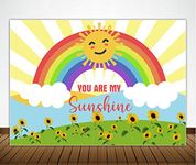 Theme My Party You are My Sunshine Birthday Party Backdrop for Photography Banner Kids Event Cake Table Decor Home Decoration Photo Booth Background