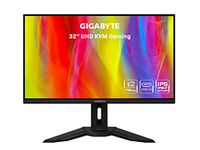 GIGABYTE M32U 32" 144Hz 4K FreeSync Compatible Gaming Monitor, SS IPS, 3840x2160 Display, 1ms Response Time (MPRT), 1x Display Port 1.4, 2X HDMI 2.1, 3X USB 3.0, 1x USB Type C,Black