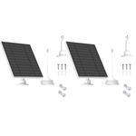 Arlo Solar Panel for Arlo Pro 3 Camera/Arlo 4/ Pro 3 Floodlight/Pro 5S/ Arlo Ultra 2,IP67 Waterproof for Continuous Power Supply in The Outdoor - 13.1ft Magnetic Connection Port