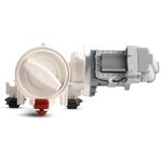 NEW 280187 8181684 Front Load Clothes Washer Drain Pump Filter Compatible with Whirlpool Duet Maytag Epic Kenmore HE Front Load Washers - 1-Year Warranty (Installation instructions included)