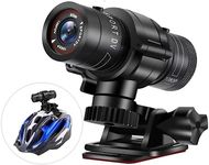 Motorcycle Helmet Camera,1080P 120° Wide Angle Bicycle Sports Camera with 650mAh Battery, Waterproof Action Camera DV Camcorder with Bracket for Win for Vista for OS X