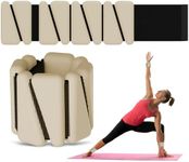 APRICA Adjustable Wrist & Ankle Weights for Women & Men, Set of 2 Wearable Wrist Weights Bracelets, 1 lbs Each, Ideal for Improving Fitness, Exercise, Walking, Jogging, Aerobics, Yoga & Pilates (CLAY)