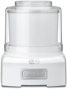Cuisinart Ice Cream Maker Machine, 1.5 Quart Sorbet, Frozen Yogurt Maker, Double Insulated, White (ICE-21C)