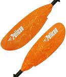 Pelican Poseidon Paddle 90.5 in - Aluminum Shaft with Reinforced Fiberglass Blades - Lightweight, Adjustable Kayaks Paddles - Perfect for Kayaking Boating & Kayak Fishing (Orange/Black, 2020 Model)