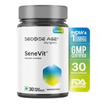 Decode Age Senolytic Activator SeneVit Blend of Fisetin, Apigenin For Immune Support | Healthy Ageing | Anti-Inflammatory | Cellular Health | Skin Health| Joint Health (30 Vegan Capsules)