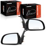 A-Premium Pair (2) Driver and Passenger Side Power Mirror - Compatible with Hyundai Sonata 2006 2007 2008 2009 2010 - Heated Outside Rear View Door Mirror - Replace# 87610-0A000, 87620-0A000