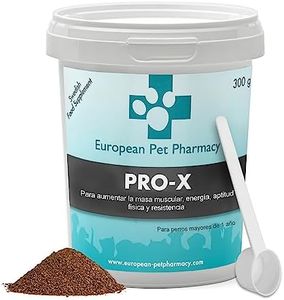 European Pet Pharmacy Pro-X Polvo de Proteínas para Perros con Insectos Secos - Comida Hipoalergénica para Perros Rica en Aminoácidos - Suplemento para Perros 1+ Años - Energía y Masa Muscular, 300g