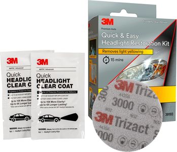 3M Headlight Restoration Kit – Lens Cleaning and Polishing System