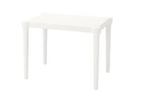 Ikea TSSP Children's Table in/Outdoor, White(Length:58cm Width:42cm Height:43cm)