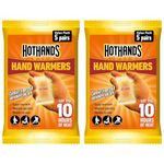 HOTHANDS Unisex's 372-3970 Hand Warmers, Clear, 5 Pairs,Transparent