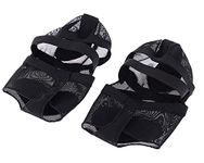 Womens Lyrical Dance Shoes Ballet Belly Dance Foot Undies Thongs Full Body Dance Paw Socks(Black, Small)
