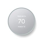 Google Nest Thermostat - Smart Thermostat for Home - Programmable WiFi Thermostat - Fog