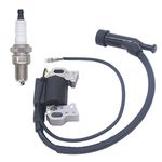 NIMTEK Ignition Coil & Spark Plug coil Fit Honda GX240 GX270 GX340 GX390 8HP / 9HP / 11HP / 13HP Engines