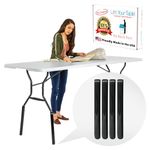 Standing Desk - for Back Pain Relief - Stand up Desk kit - Instantly Converts Any Folding Table to Full Sized Sit/Stand Desk - Lift Your Table Standing Desk Kit ? Easily Portable - NO Tools Required