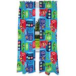 Franco Kids Room Window Curtains Drapes Set, 82 in x 84 in, PJ Masks