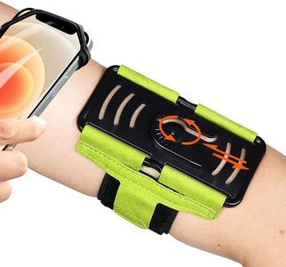 Newppon Arm Bands for Cell Phone - Detachable & 360 Rotatable Universal Cellphone Armband Case Compatible with iPhone Samsung Galaxy Pixel LG for Workout Excersize Sports Jogging Gym Fitness Runner