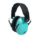 Baby Banz Earmuffs Kids Hearing Protection - Ages 2+ Years - The Best Earmuffs for Kids - Industry Leading Noise Reduction Rating - Soft & Comfortable - Kids Ear Protection, Turquoise