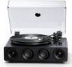 1 BY ONE High Fidelity Record Player, All-in-One Turntable with Built in Speakers Phono Preamp, Magnetic AT-3600L Cartridge, RCA Output, Belt Drive 2-Speed, Piano Lacquer Grey