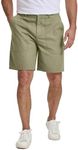 JMIERR Mens Cargo Shorts Cotton Carpenter Shorts Elastic Waist Work Shorts for Men Construction with Pockets Summer Clothes, M, Green