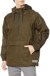 Kurodharma Men's Parka Anorak Jacket, 81-dark green, L