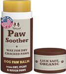 Natural Dog Company Paw Soother Balm & Wax for Dogs, Moisturizing Relief for Dry, Cracked Paws, Lick-Safe, Repairs & Heals, Protects Against Extreme Weather, Coconut Oil & Vitamin E, 2 oz Stick