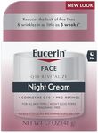 Eucerin Q10 Anti-Wrinkle Night Cream + Pro-Retinol, Facial Cream for Sensitive Skin, 1.7 Oz Jar