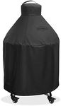 Pure Grill 22-Inch Ceramic Grill Cover - Universal Fit for All Large Kamado Charcoal BBQ Grill Brands - Heavy-Duty, Waterproof, Fade Resistant Fabric (Cover - 31" Dia x 40" H)