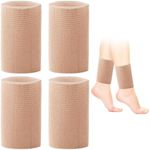 4pcs Ankle Sleeves, Silicone Ankle Protector Ankle Gel Sleeves Ankle Sleeve Sock Ankle Gel Pads for Ankle Protection Riding Ice Skating Protection