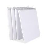 UIRIO 4 Pack Top Coil Spiral Dotted Notebook - B5 7x10 Inches 80 Sheets 100GSM Thick Paper - Hardcover Flipbook Journal for School, Bullet Journalling