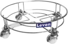 Levon Stainless Steel Cylinder Trolley| with Anti-Rust Nano Coating